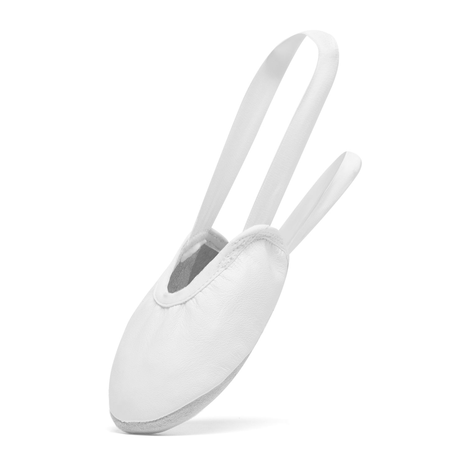 Gymnastik Kappen aus Leder mit Chromledersohle 1034 Gymnastik Kappen weiß