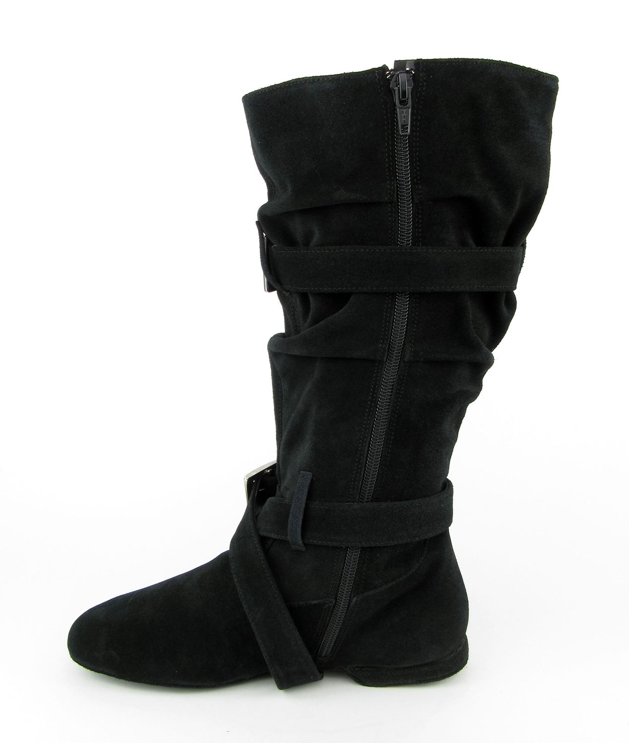 West Coast Swing boots made of suede and chrome leather sole 8840 West Coast Swing Stiefel aus Wildleder und Chromledersohle