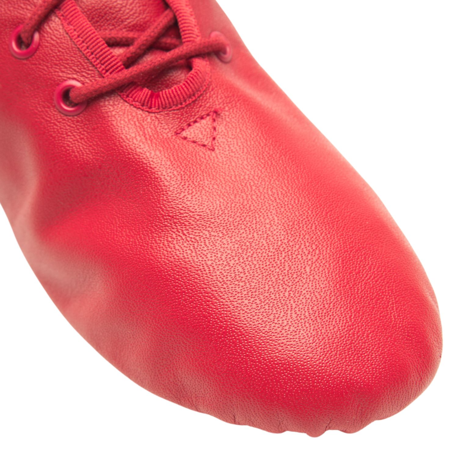 HIT V Gardestiefel aus Leder niedrig geschnitten mit geteilter Gummisohle 4128 Gardestiefel Hit V geteilte Gummisohle niedriger Schaft Rot