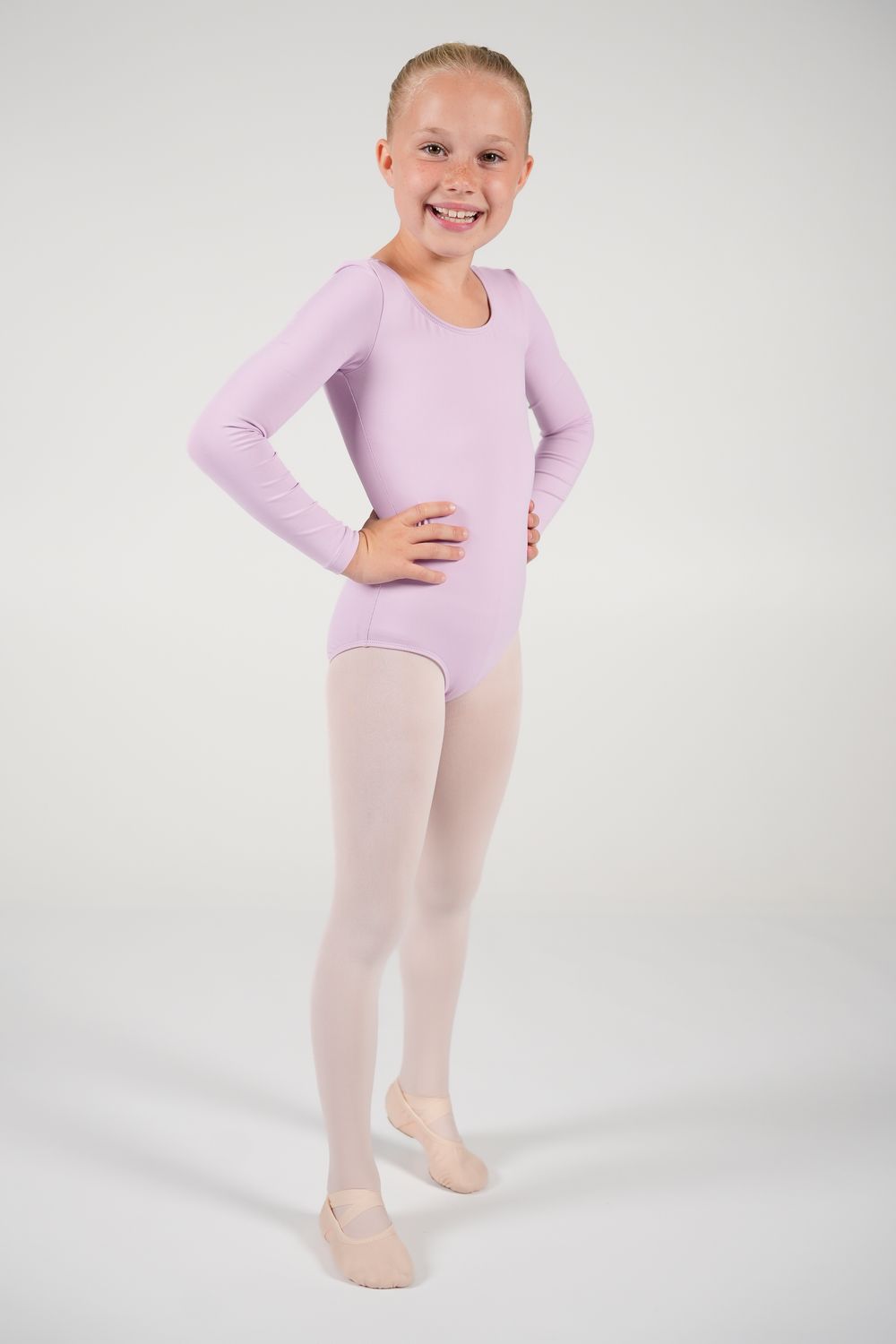 Ballett Kindertrikot lang Arm R3114-c