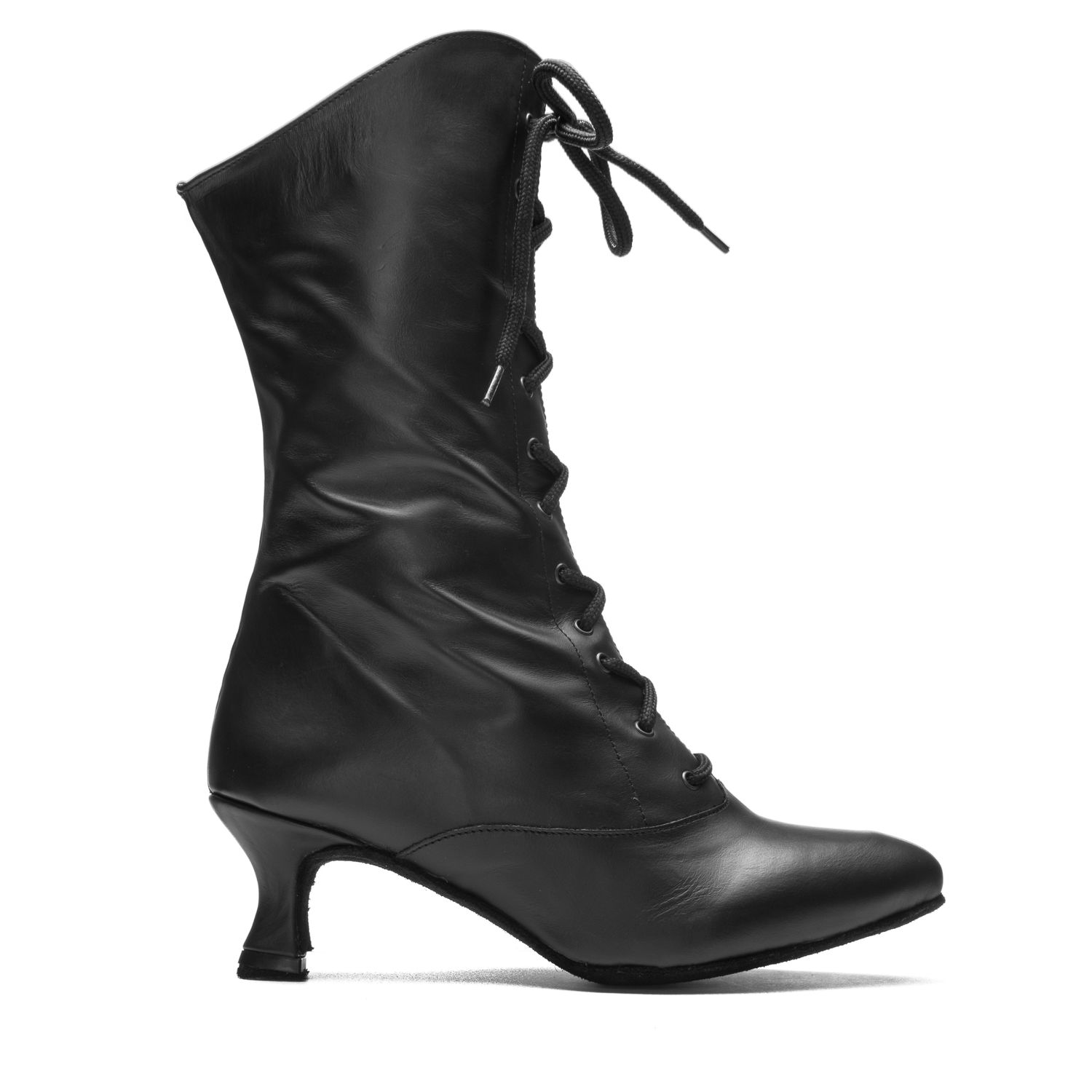 CanCan leather boots with chrome leather sole 2316 CanCan Stiefel aus Leder mit Chromledersohle schwarz
