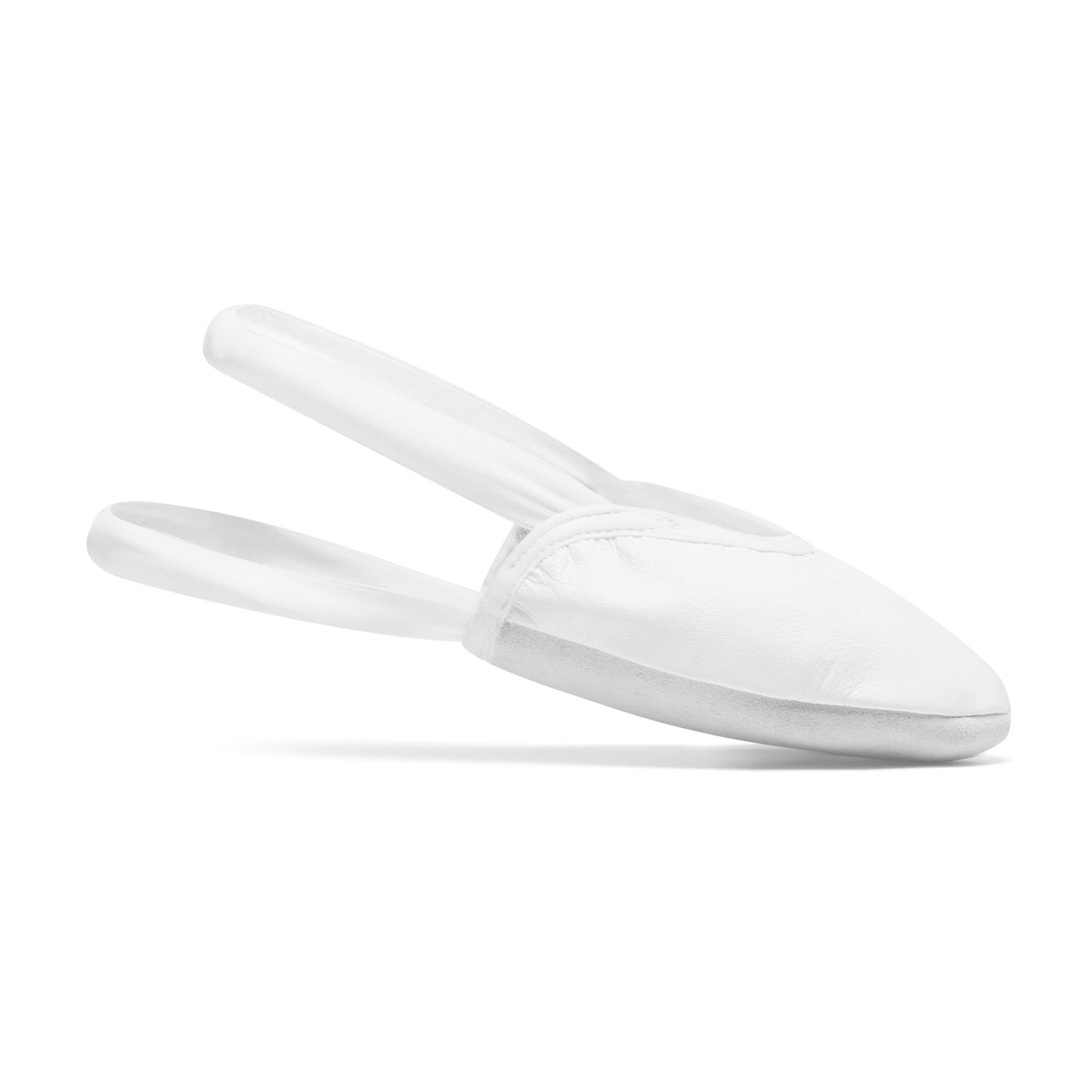 Gymnastik Kappen aus Leder mit Chromledersohle 1034 Gymnastik Kappen weiß