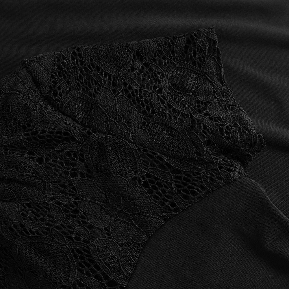 Damen Tanztop Herzausschnitt Schwarz 