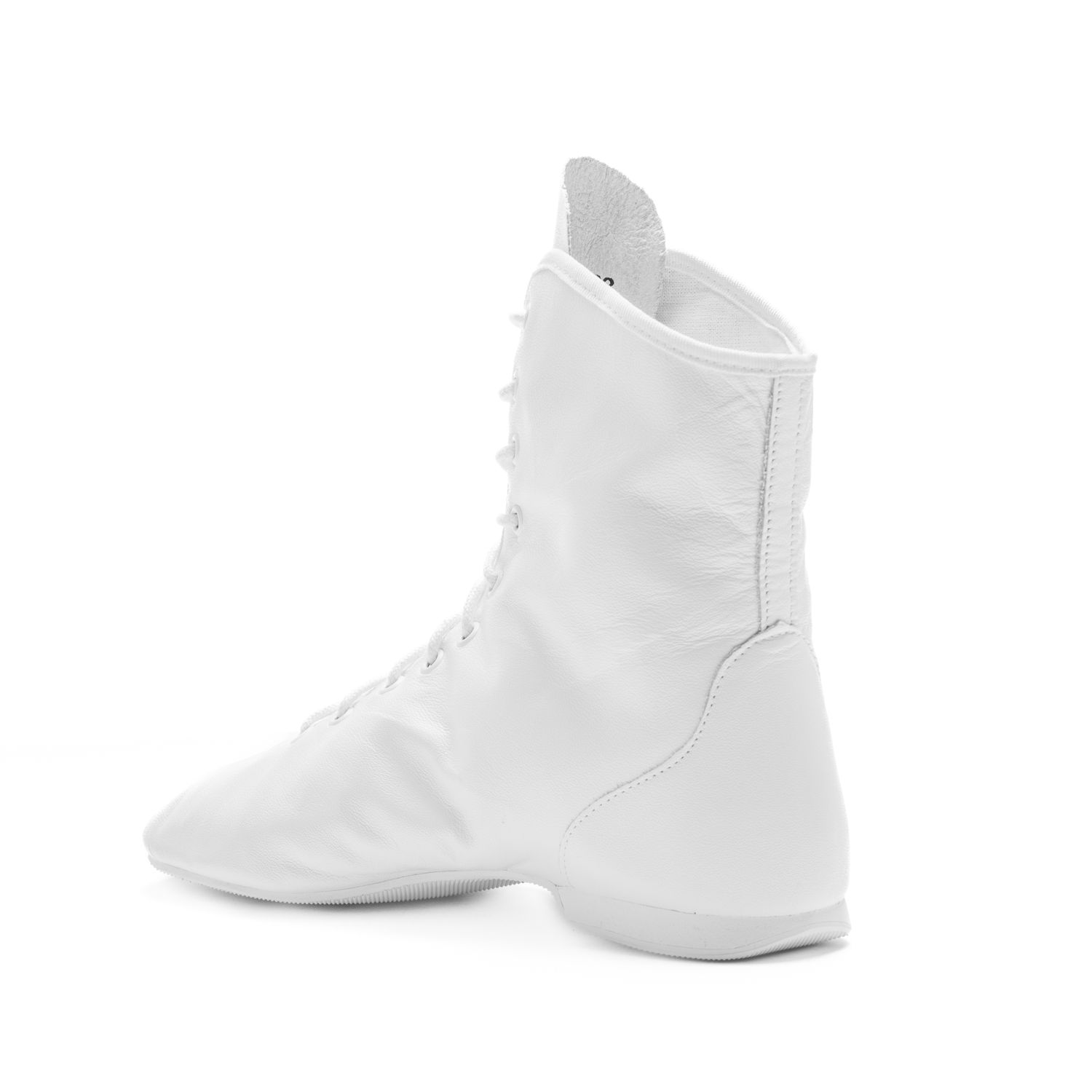 Hit I Gardestiefel aus Leder hoch geschnitten mit durchgehender Gummisohle 4120 Weißer Gardestiefel, hoch, durchgehende Gummisohle