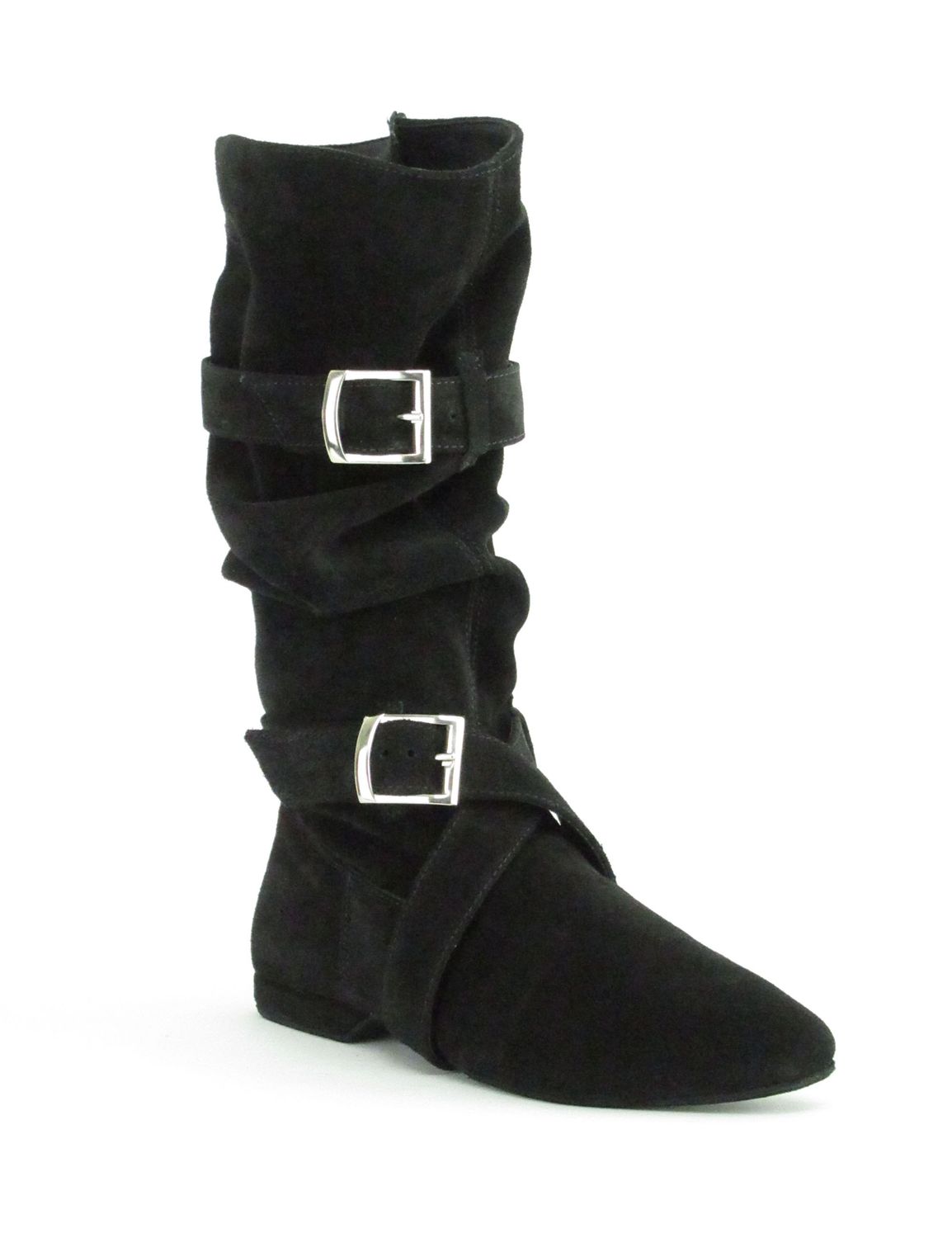 West Coast Swing boots made of suede and chrome leather sole 8840 West Coast Swing Stiefel aus Wildleder und Chromledersohle