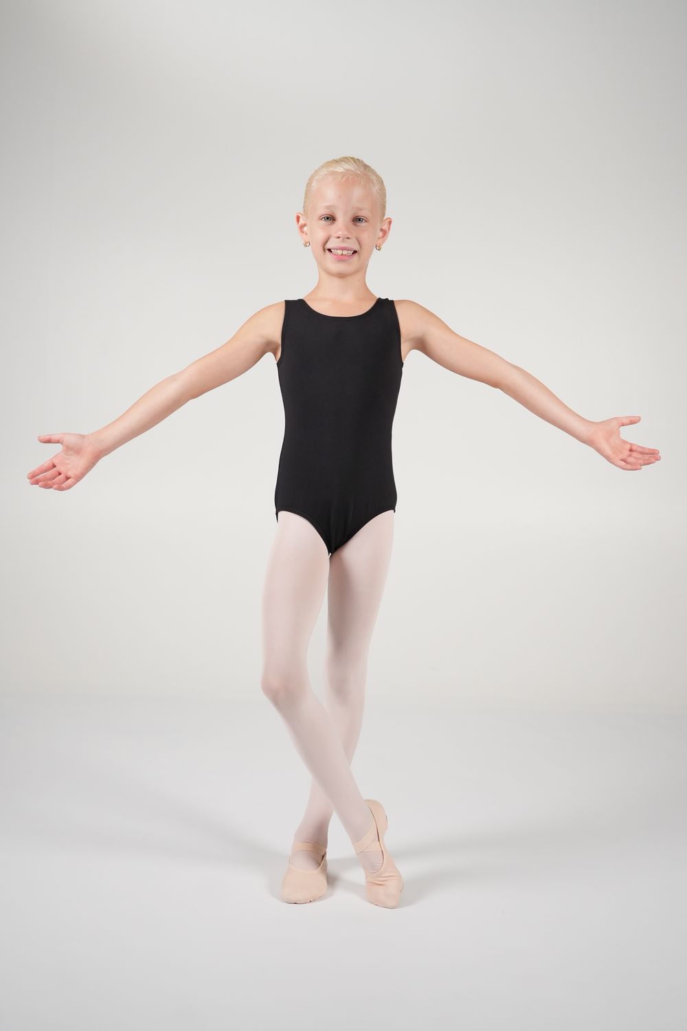 Ballet children's leotard wide straps R3115-c