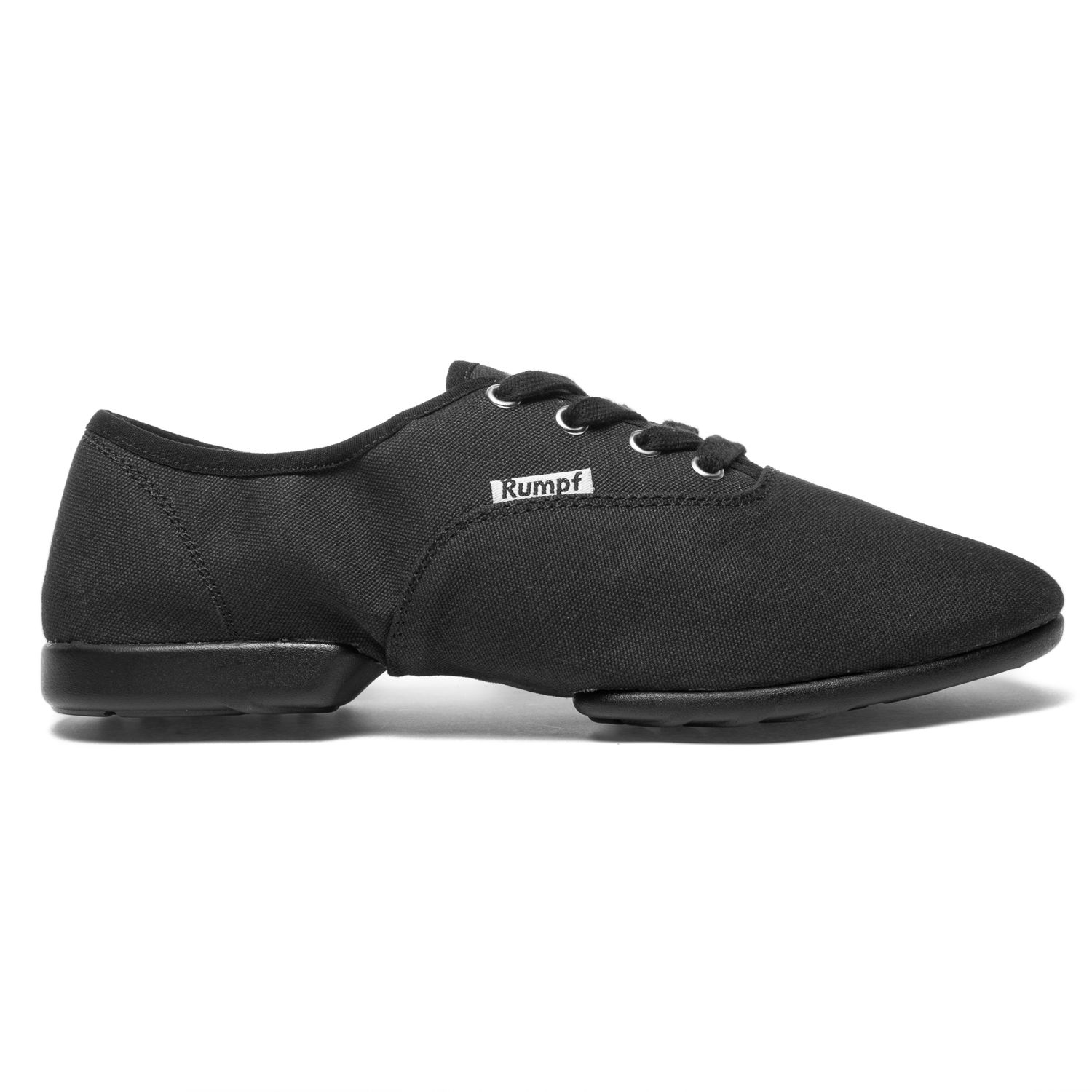 Bee Tanzsneaker vegan aus Leinen mit geteilter Chromledersohle 1515 Bee Tanzsneaker vegan aus Leinen mit geteilter Chromledersohle schwarz