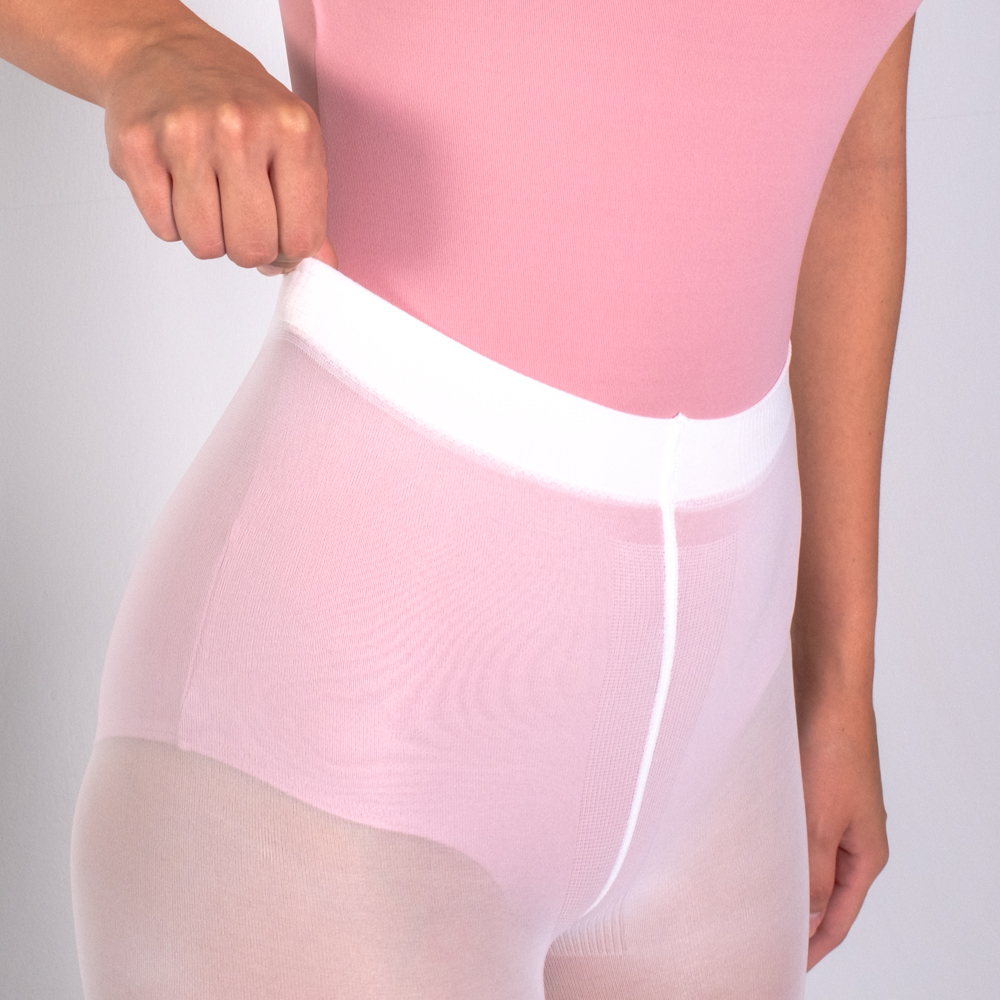 Ballettstrumpfhose Economy 108 Economy Ballettstrumpfhose in Weiß für Damen und Kinder