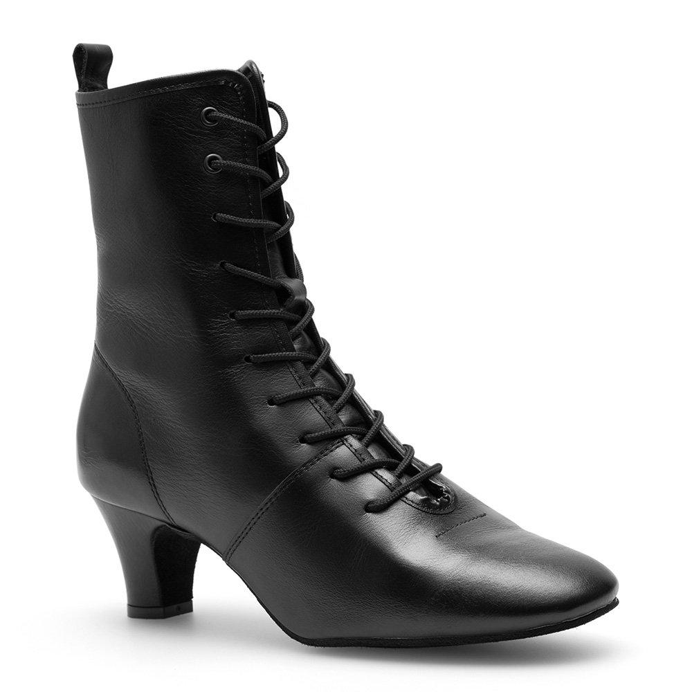 Folklorestiefel mit 5,5 cm Absatz 2322 Folklorestiefel Schwarz