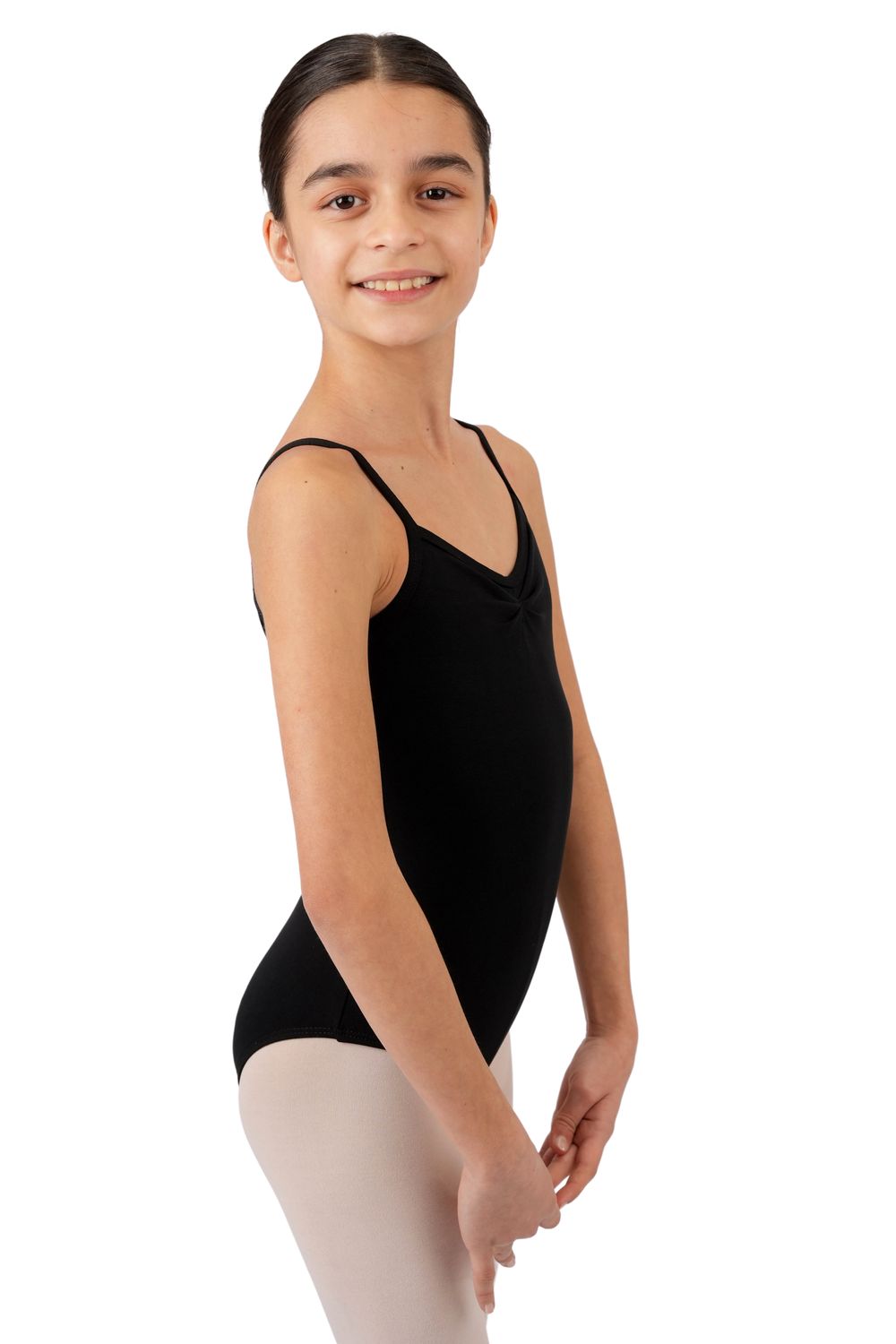 Rumpf Ballet Leotard with Spaghetti Straps and Gathers R3102 Rumpf Ballet Leotard with Spaghetti Straps and Gathers R3102