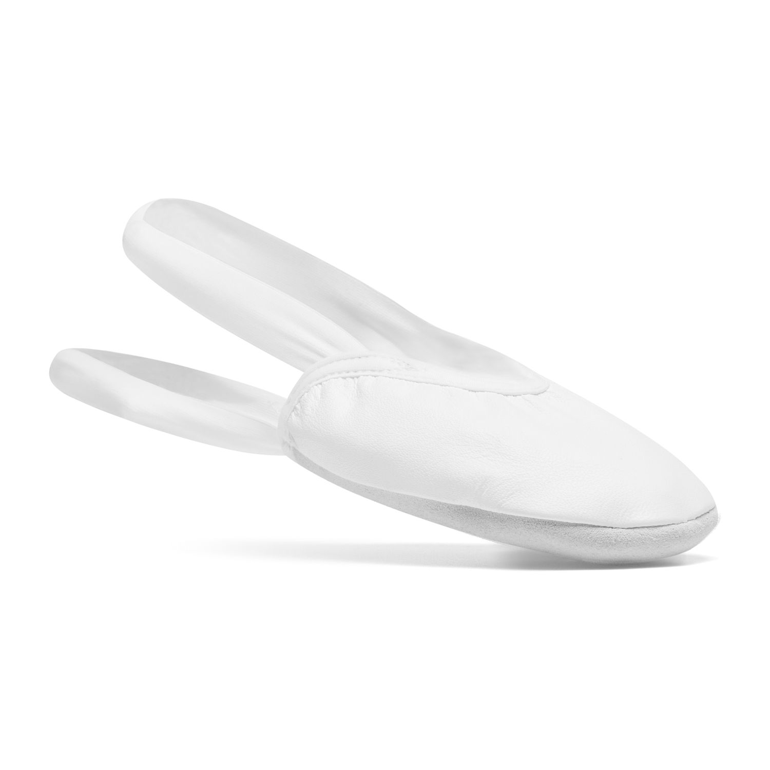 Gymnastik Kappen aus Leder mit Chromledersohle 1034 Gymnastik Kappen weiß