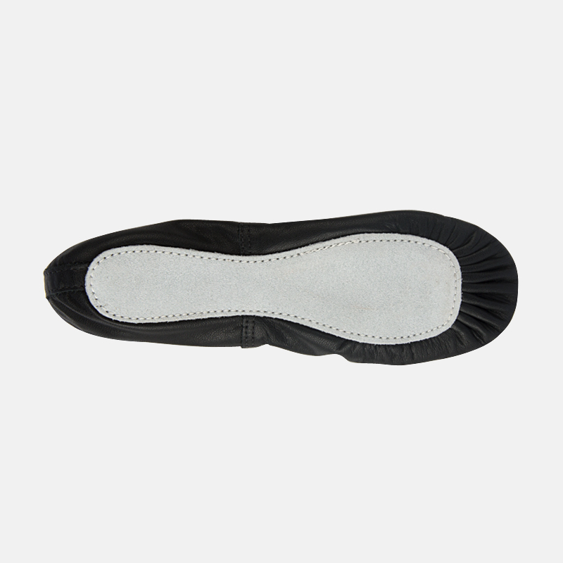 Ballet slippers, leather Full chrome leather sole 1000 Ballettschläppchen Schwarz