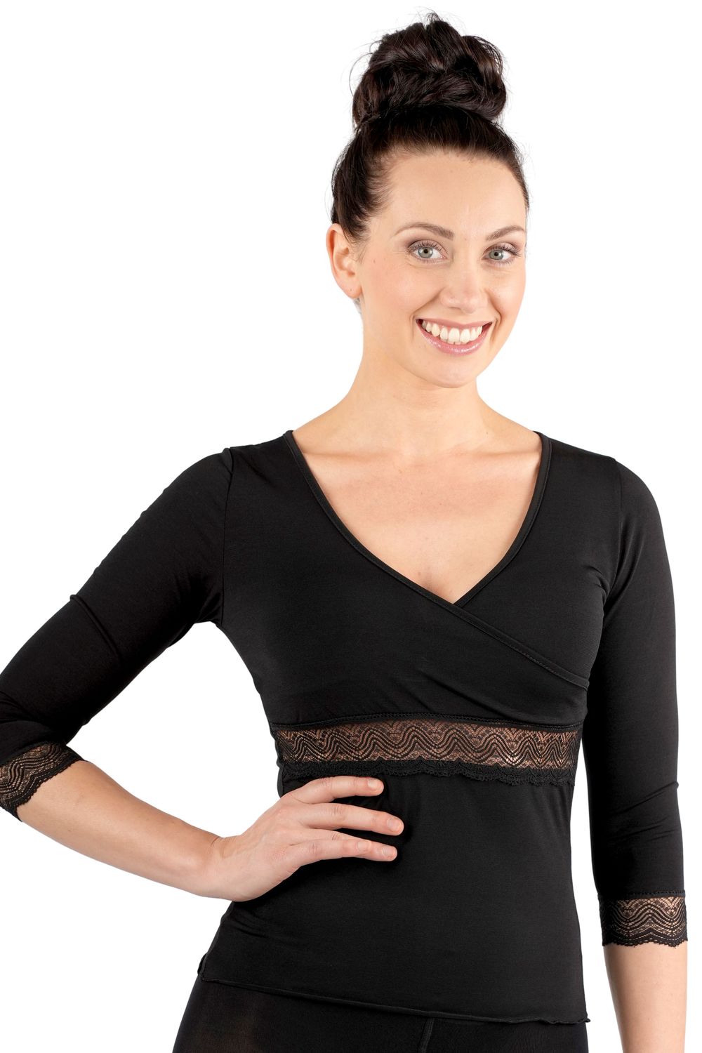 Rumpf ALMERIA Damen Top mit Spitze RU5754 Rumpf ALMERIA Damen Top mit Spitze RU5754