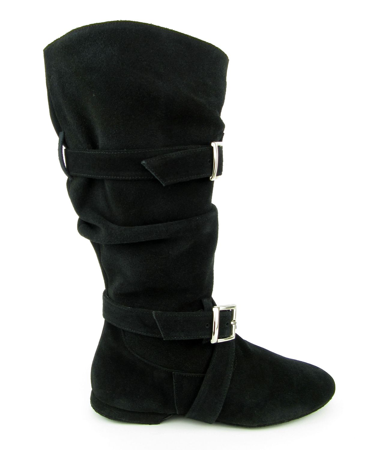 West Coast Swing boots made of suede and chrome leather sole 8840 West Coast Swing Stiefel aus Wildleder und Chromledersohle