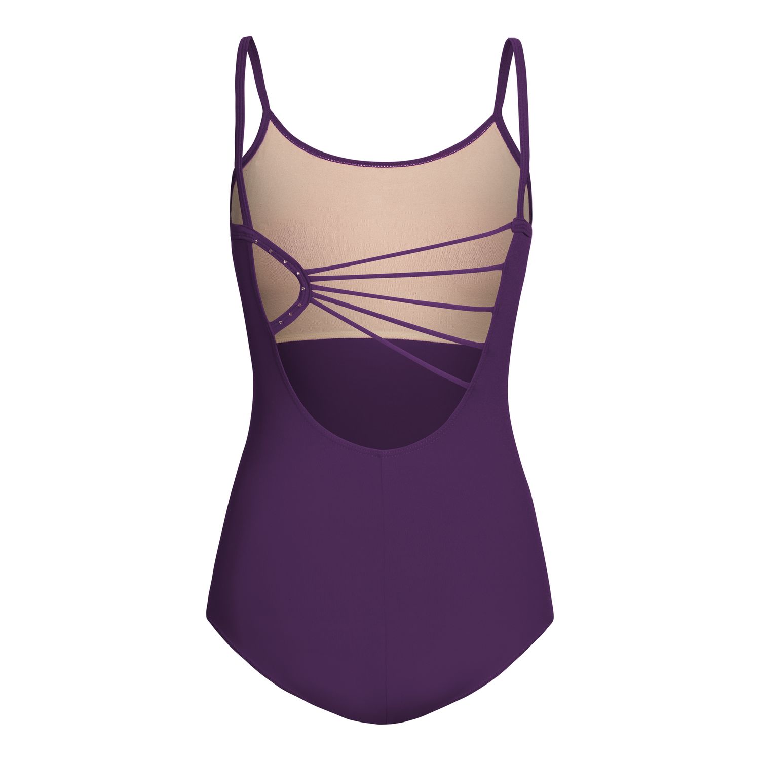 Damen Trikot Spaghettiträger E10559 Damen Trikot dunkelpurpur