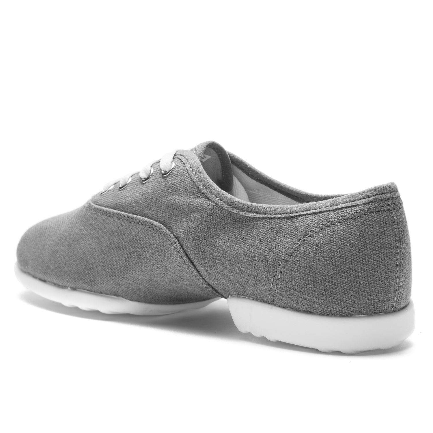 Bee Tanzsneaker vegan aus Leinen mit geteilter Chromledersohle 1515 Bee Tanzsneaker vegan aus Leinen mit geteilter Chromledersohle grau