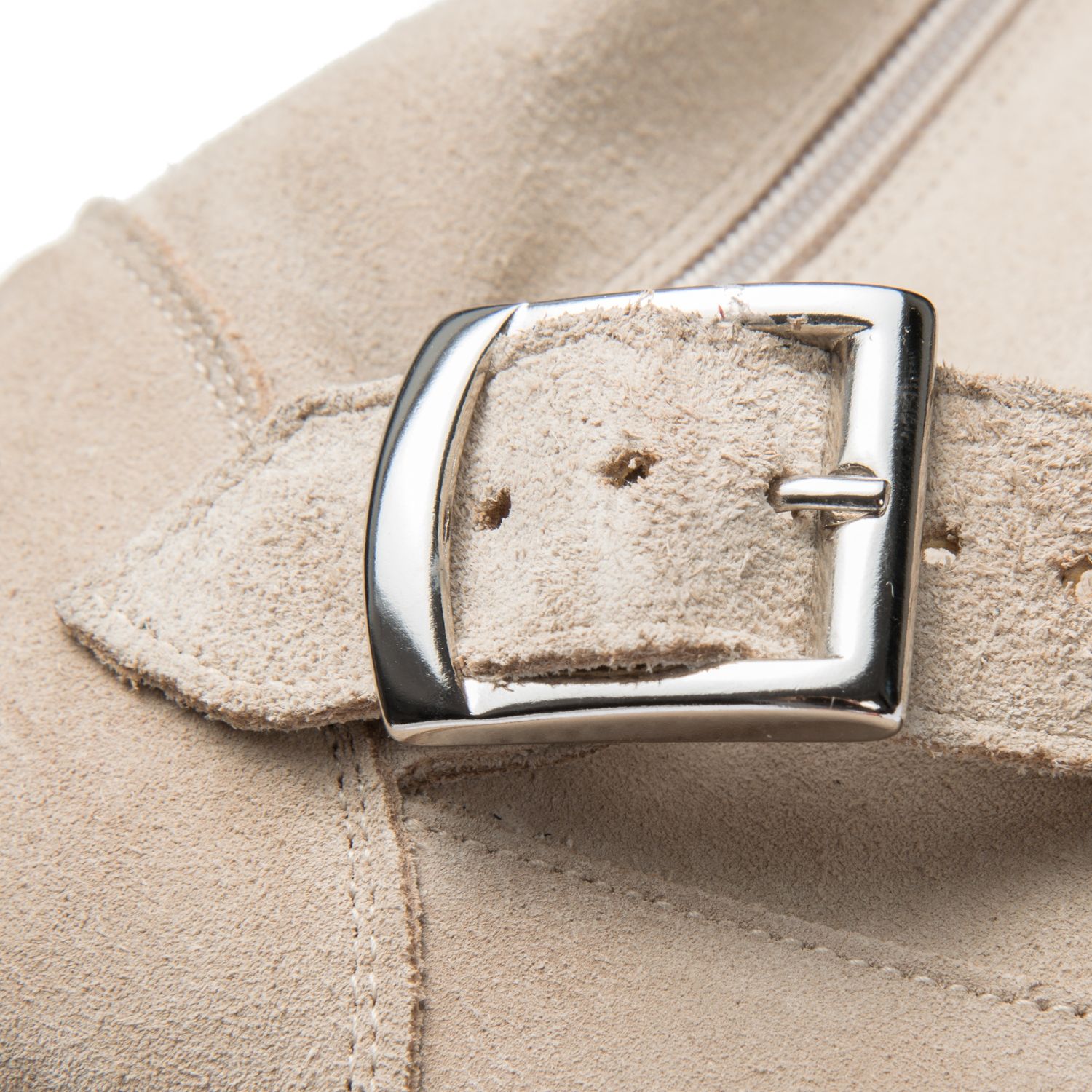 West Coast Swing Stiefel aus Wildleder mit Chromledersohle 8835 West Coast Swing Stiefel aus Wildleder mit Chromledersohle beige