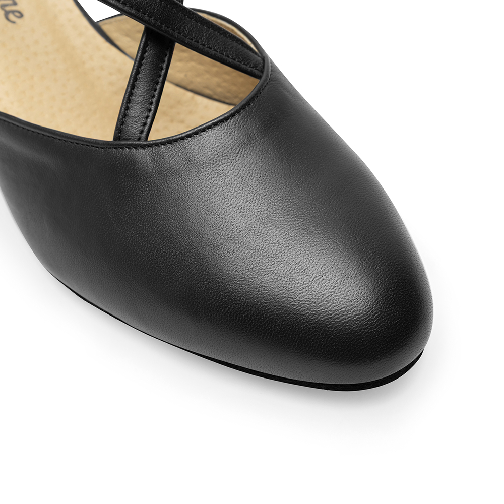 Folklore Tanzschuh Schwarz