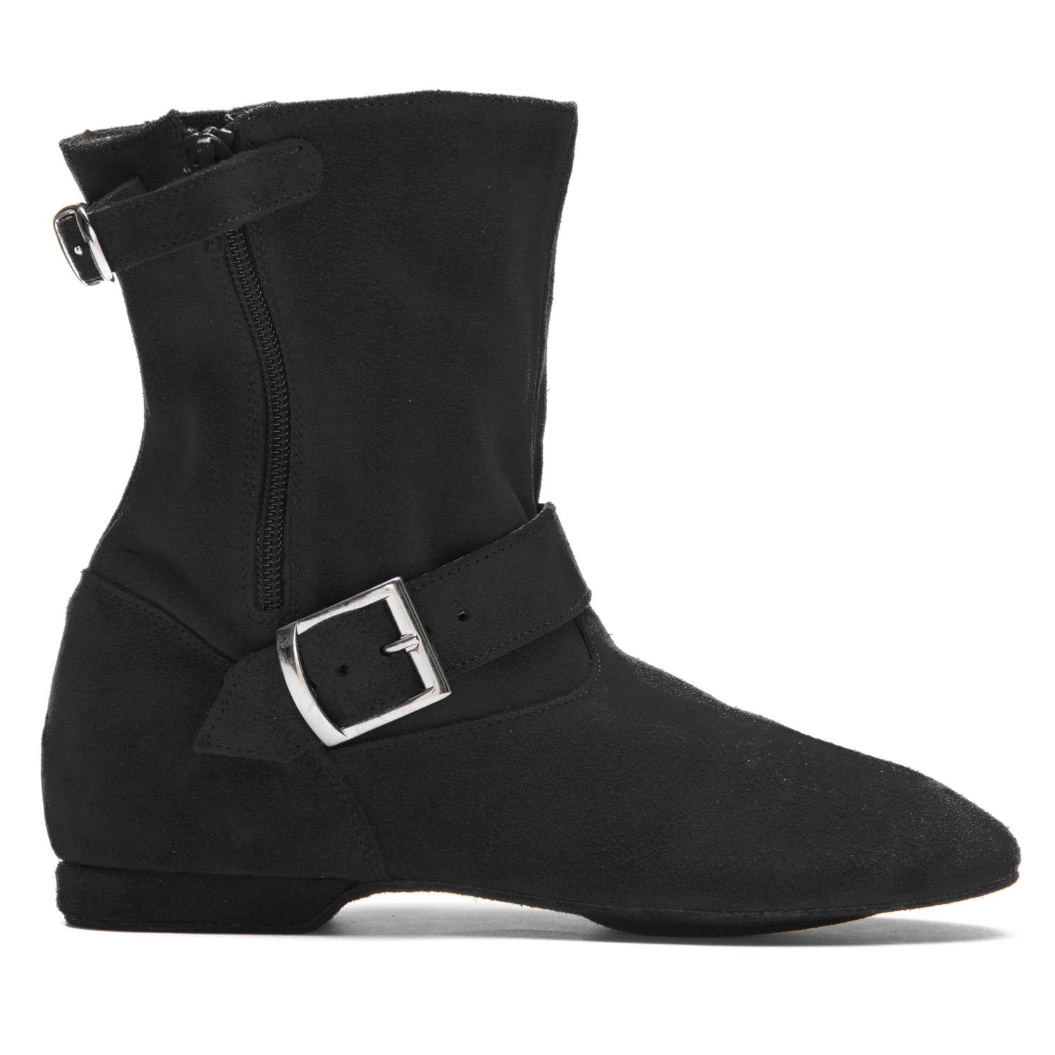 West Coast Swing Stiefel aus Wildleder mit Chromledersohle 8835 West Coast Swing Stiefel aus Wildleder mit Chromledersohle schwarz