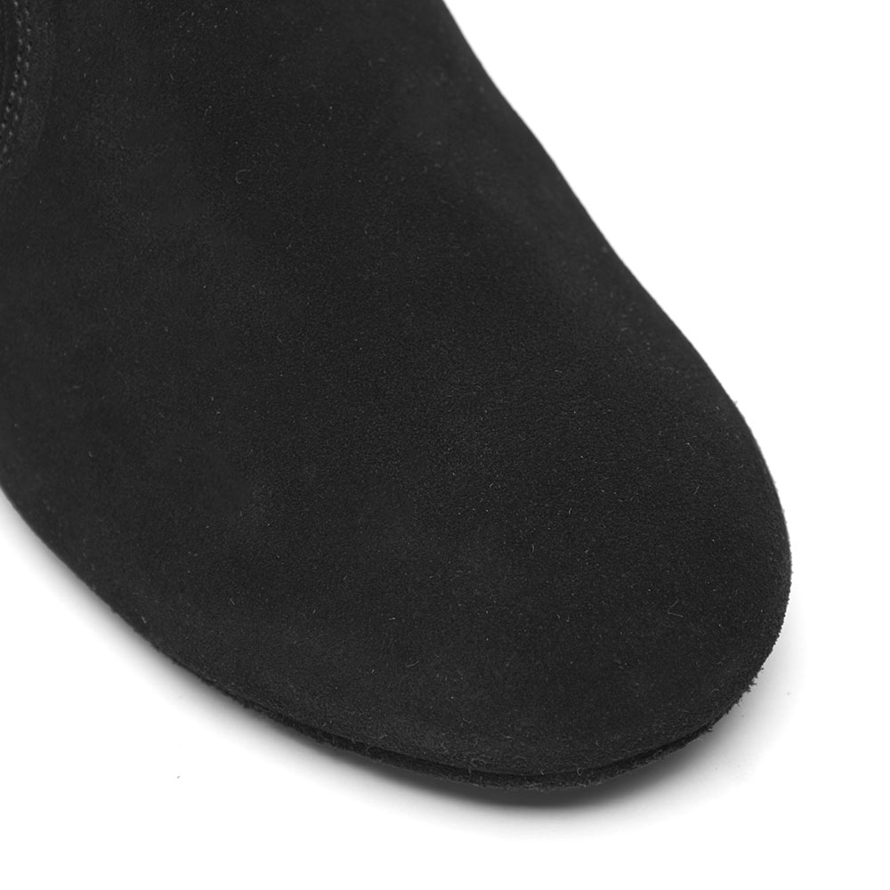 West Coast Swing Tanz-Stiefellette aus Nubuk 8865 West Coast Swing Tanz-Stiefellette aus Nubuk