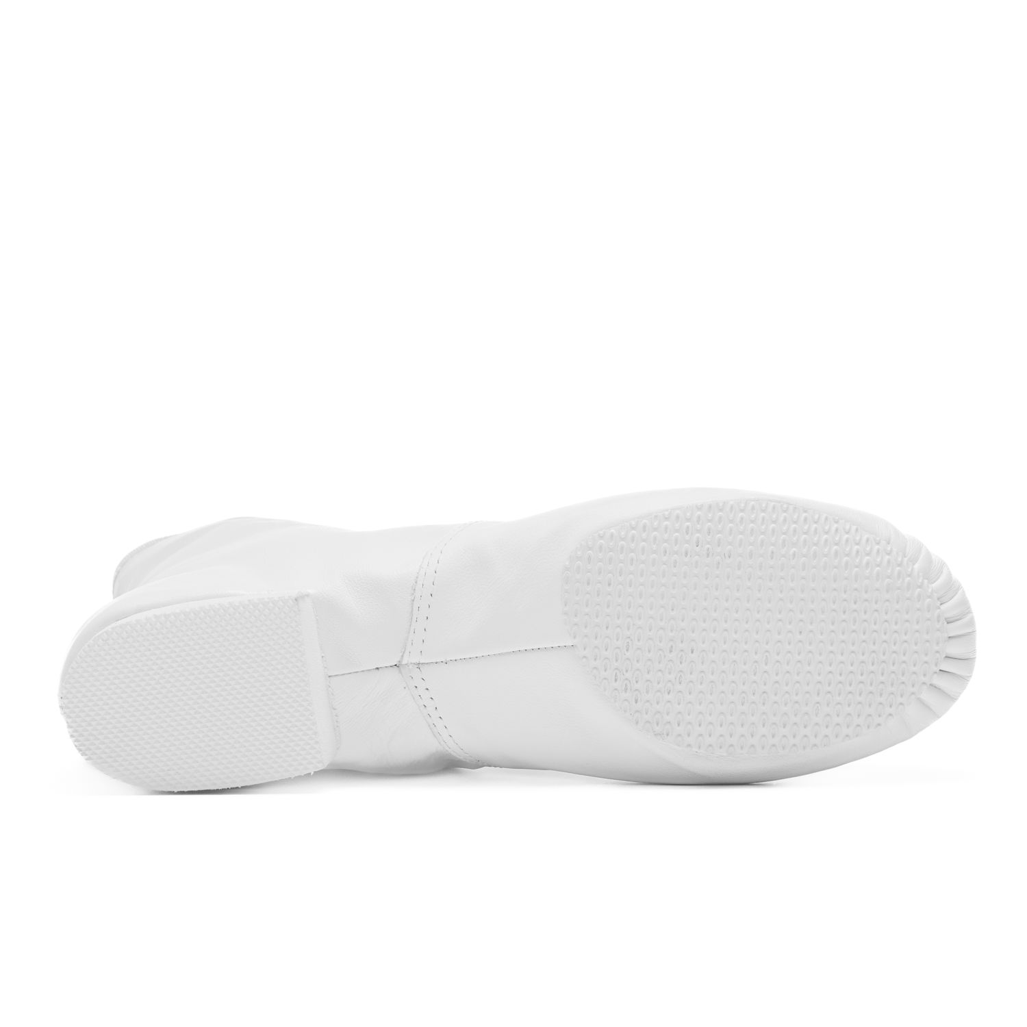 Hit II Gardestiefel aus Leder hoch geschnitten mit geteilter Gummisohle 4125 Weißer Gardestiefel, hoch, geteilte Sohle,  Damen Herren