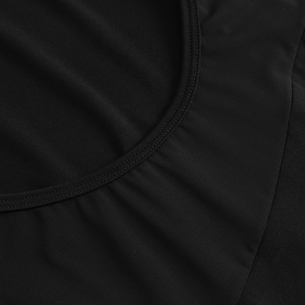 Shirt mit 1/2-Arm schwarz