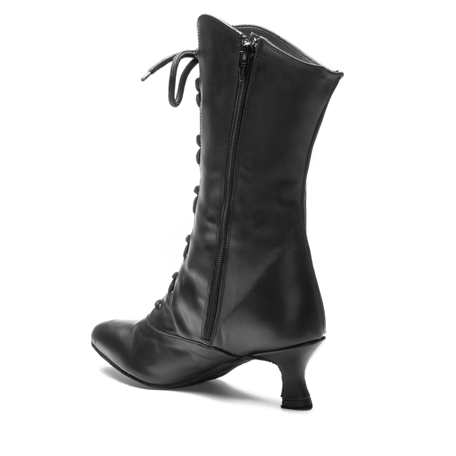 CanCan leather boots with chrome leather sole 2316 CanCan Stiefel aus Leder mit Chromledersohle schwarz