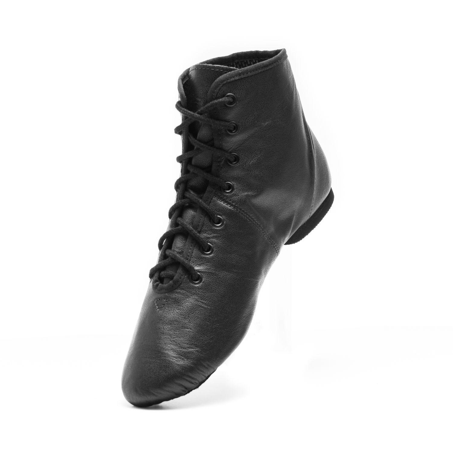 Hit III Gardestiefel aus Leder niedrig geschnitten mit geteilter Chromledersohle und Gummiabsatz 4126 Gardestiefel Chromledersohle geteilt niedriger Schaft