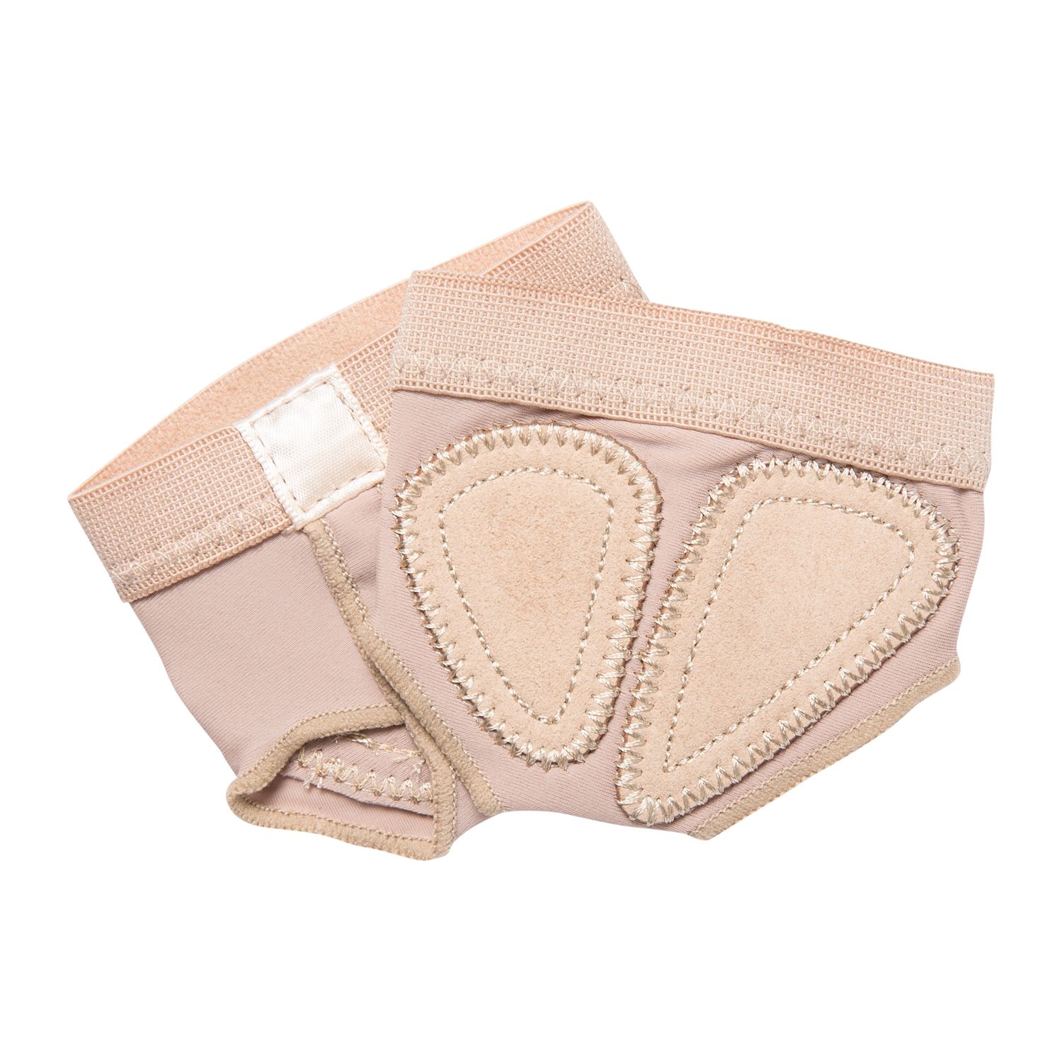 Mittelfuß-Schoner aus Stretch Nylon mit Chromledersohle 410 Mittelfuß-Schoner Sand