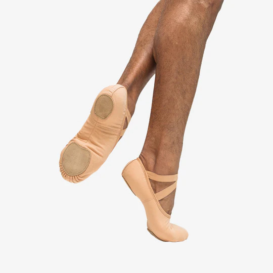 Herren Ballettschläppchen Leinen SD18 Herren Ballettschuhe SD18 Chromledersohle SoDanca