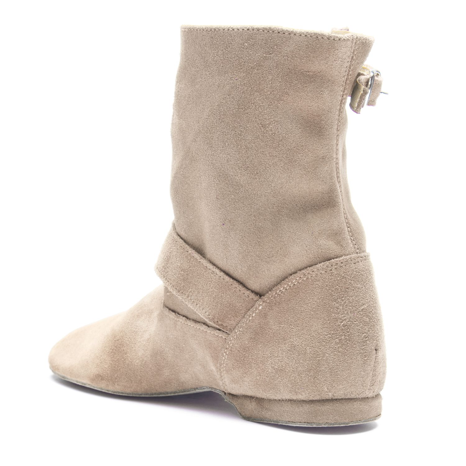 West Coast Swing Stiefel aus Wildleder mit Chromledersohle 8835 West Coast Swing Stiefel aus Wildleder mit Chromledersohle beige