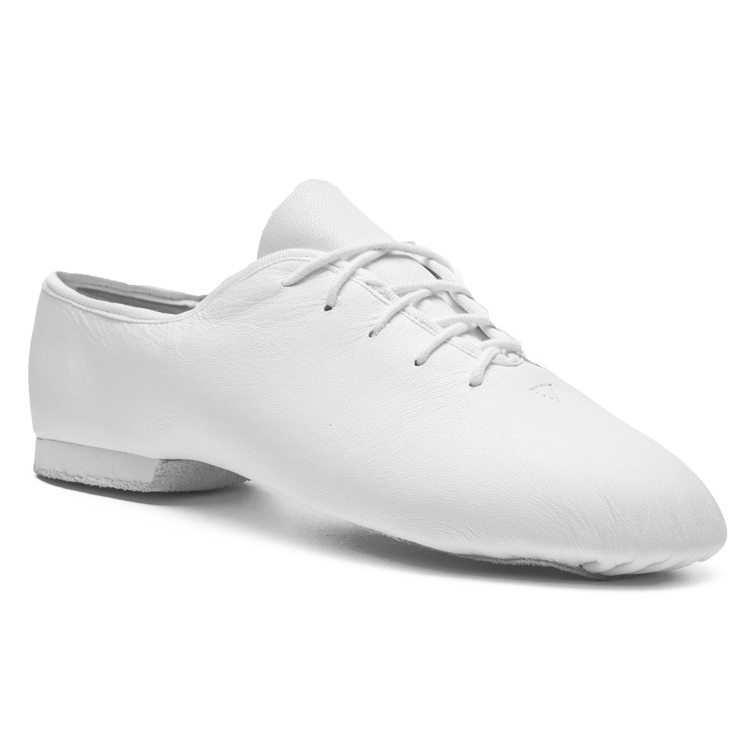 Rumpf Jazz Shoes Basic II 1270 Jazzschuhe Basic I aus Leder mit geteilter Chromledersohle weiß