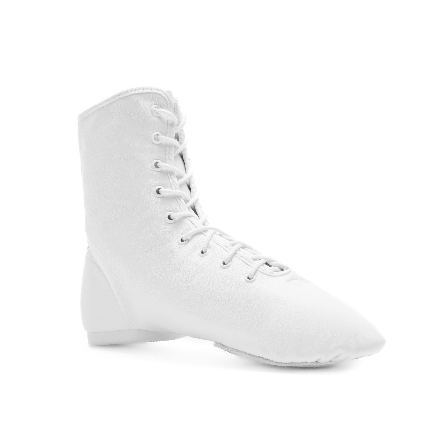 HIT IV Gardestiefel aus Leder hoch geschnitten mit geteilter Chromledersohle und Gummiabsatz 4127 Gardestiefel Hit IV geteilte Chromledersohle  hoher Schaft Weiß