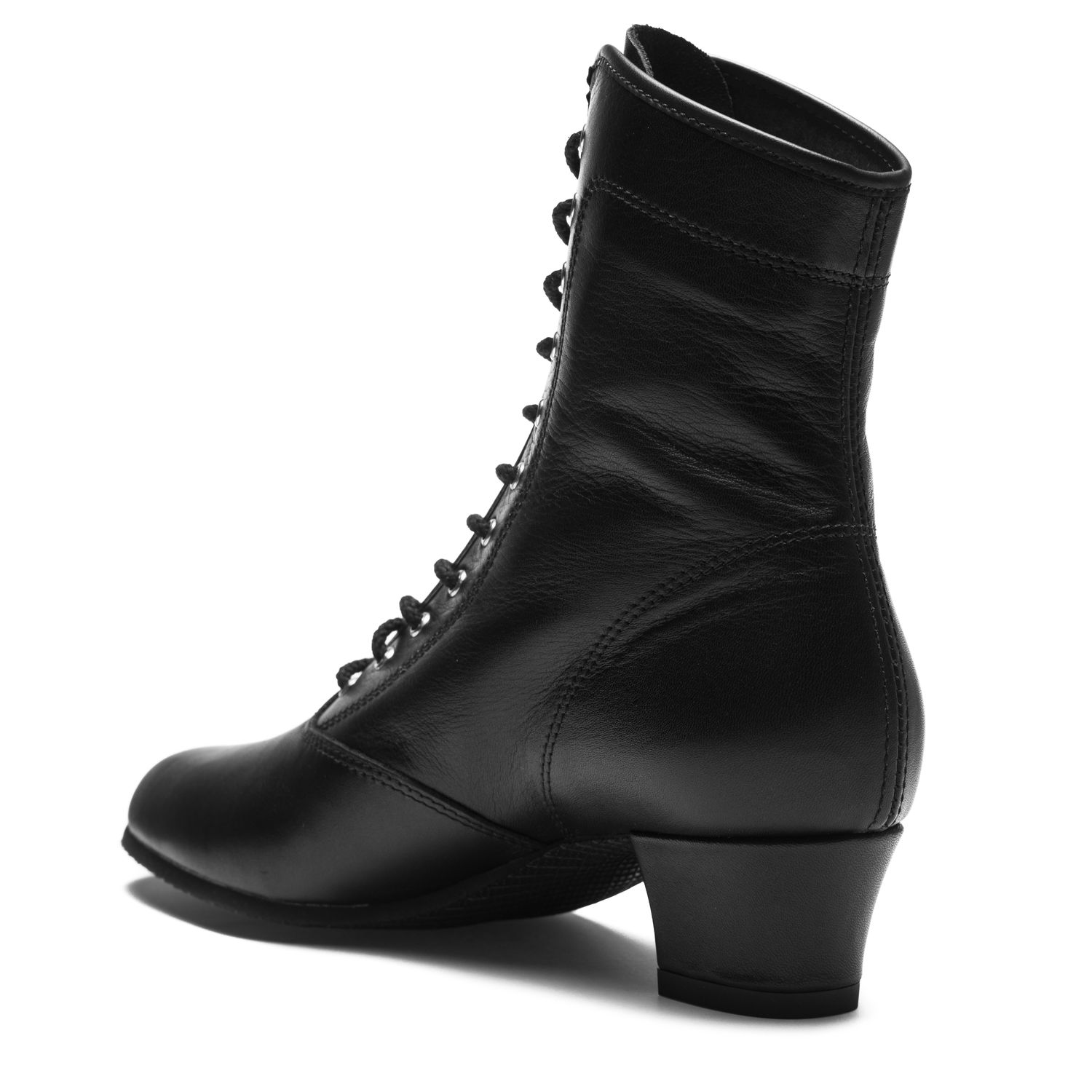 Lola Gardestiefel mit Ösen aus Leder mit Porosohle 8915 Lola Gardestiefel mit Ösen aus Leder mit Porosohle schwarz