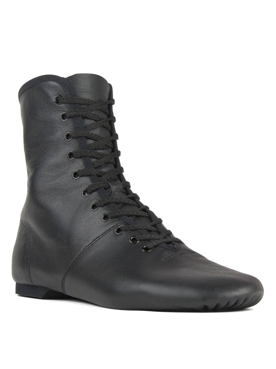 Leather jazz boots with split leather sole and rubber heel 1292 Leather jazz boots with split leather sole and rubber heel 1292