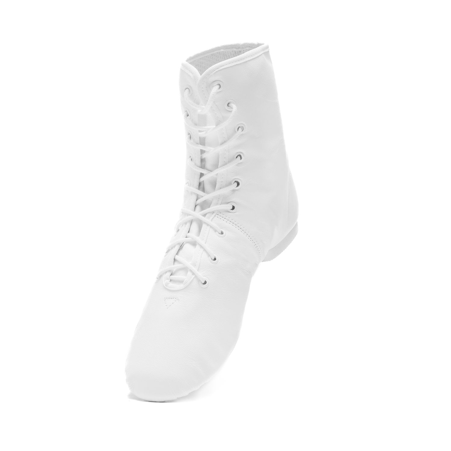 HIT IV Gardestiefel aus Leder hoch geschnitten mit geteilter Chromledersohle und Gummiabsatz 4127 Gardestiefel Hit IV geteilte Chromledersohle  hoher Schaft Weiß
