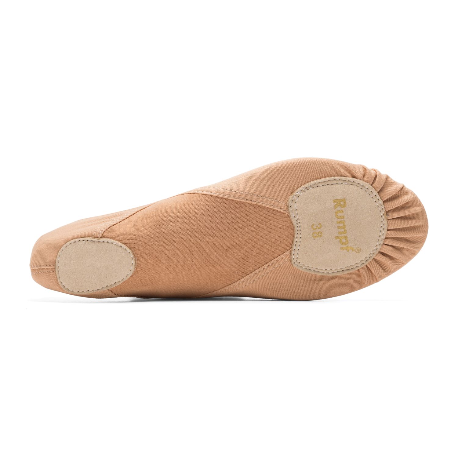 Ballettschläppchen Vegan Piqué 1007 Ballettschläppchen vegan farbe tan