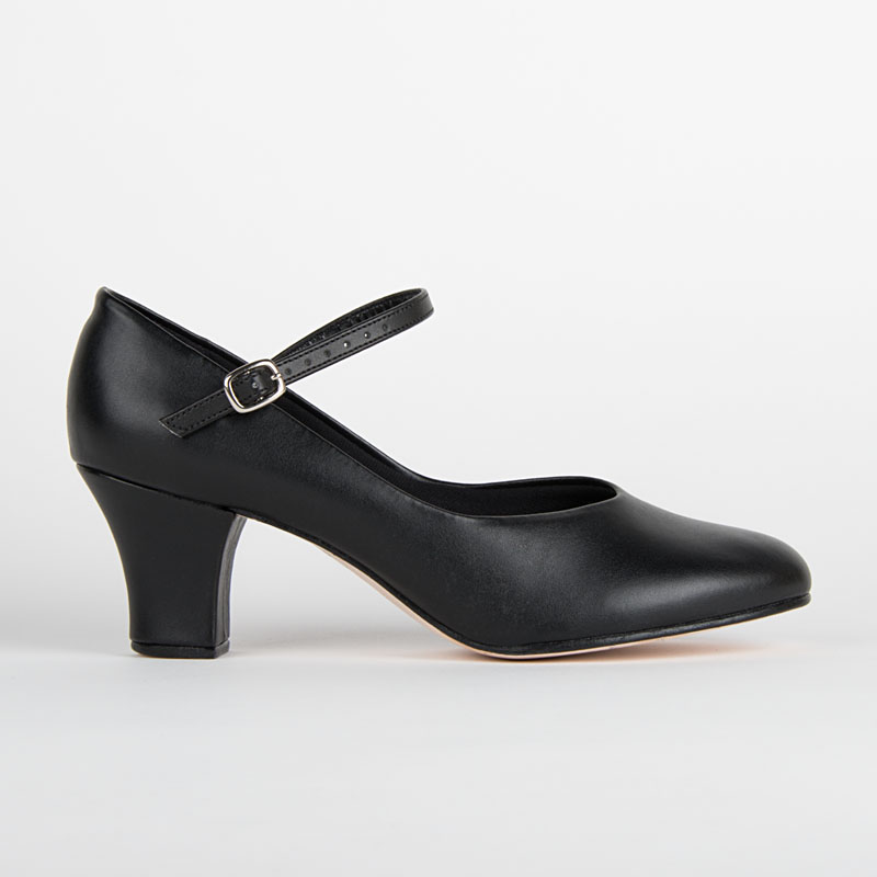 Damen Charakterschuhe Schwarz