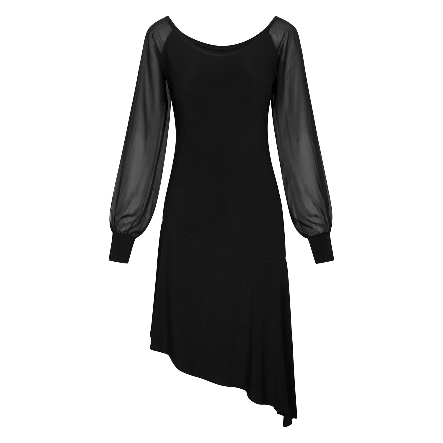 Rumpf Tanzkleid mit Chiffon-Ärmel TOULOUSE RU5512 Rumpf Tanzkleid mit Chiffon-Ärmel TOULOUSE RU5512