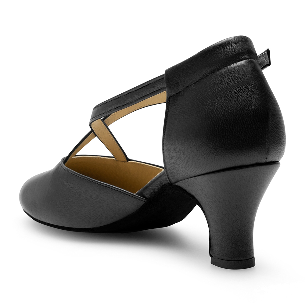 Folklore Tanzschuh Schwarz