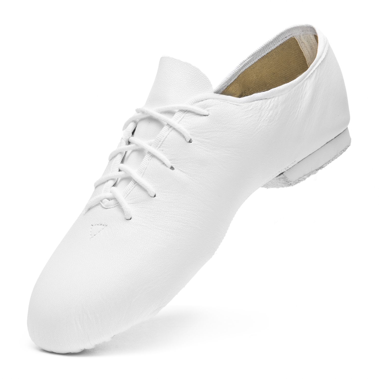 Jazzschuhe Basic II aus Leder mit geteilter Chromledersohle 1270 Jazzschuhe Basic I aus Leder mit geteilter Chromledersohle weiß
