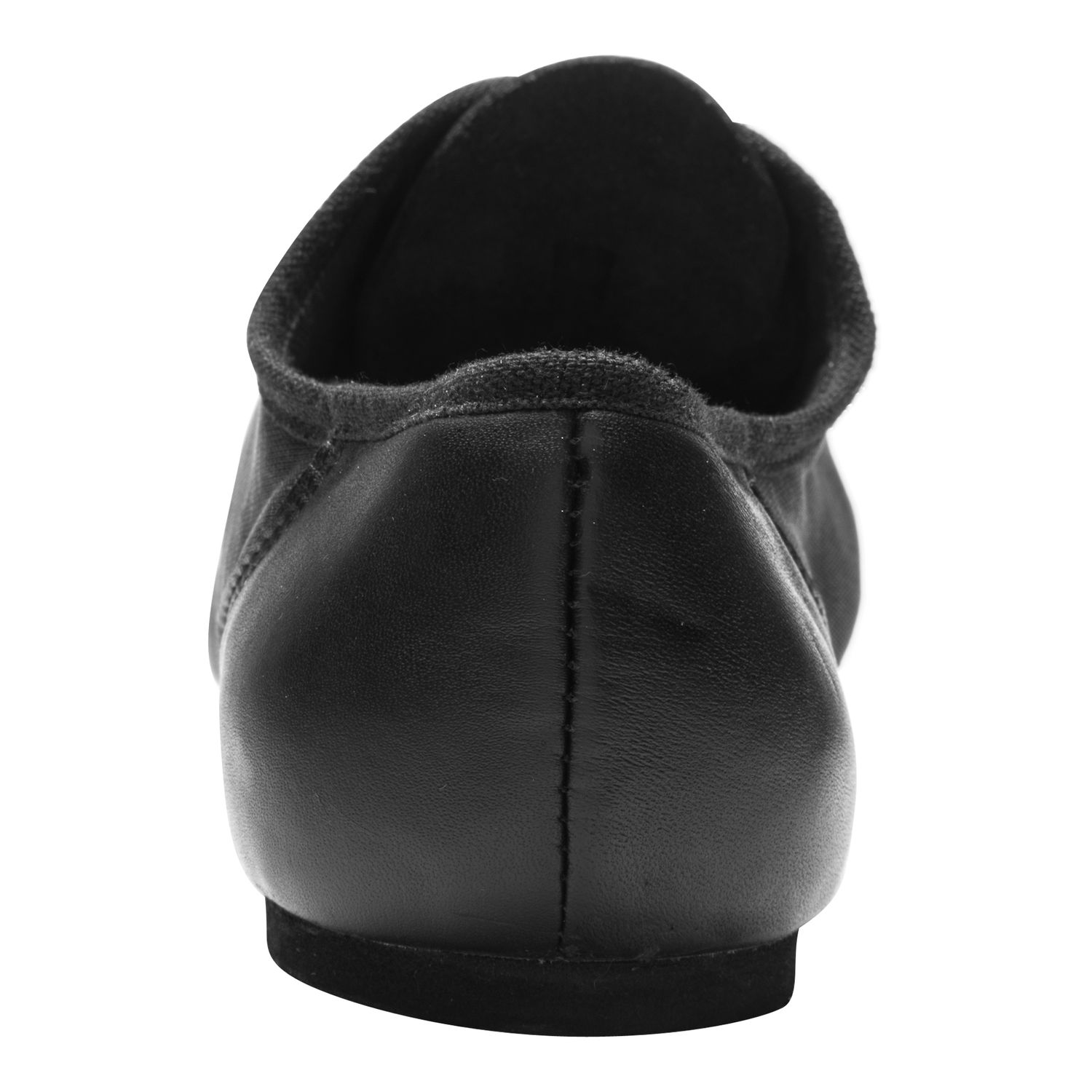 Jazzschuhe aus Leder und Neopreneinsatz mit geteilter Chromledersohle und EVA-Absatz 1275 Jazzschuhe aus Leder und Neopreneinsatz mit geteilter Chromledersohle und EVA-Absatz schwarz