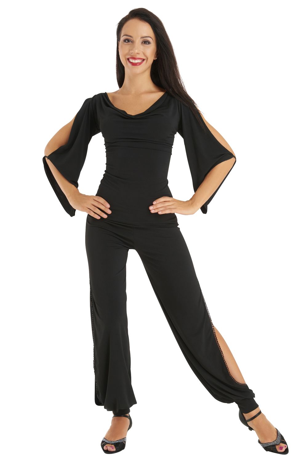 Rumpf Damen Tanz-Shirt PRAGA RU5732 Rumpf Damen Tanz-Shirt PRAGA RU5732