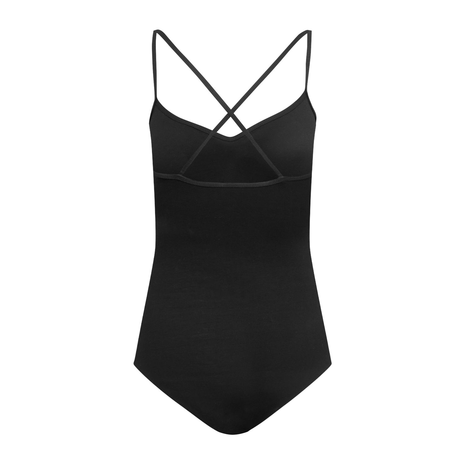 Rumpf ballet leotard with crossed spaghetti straps R3112