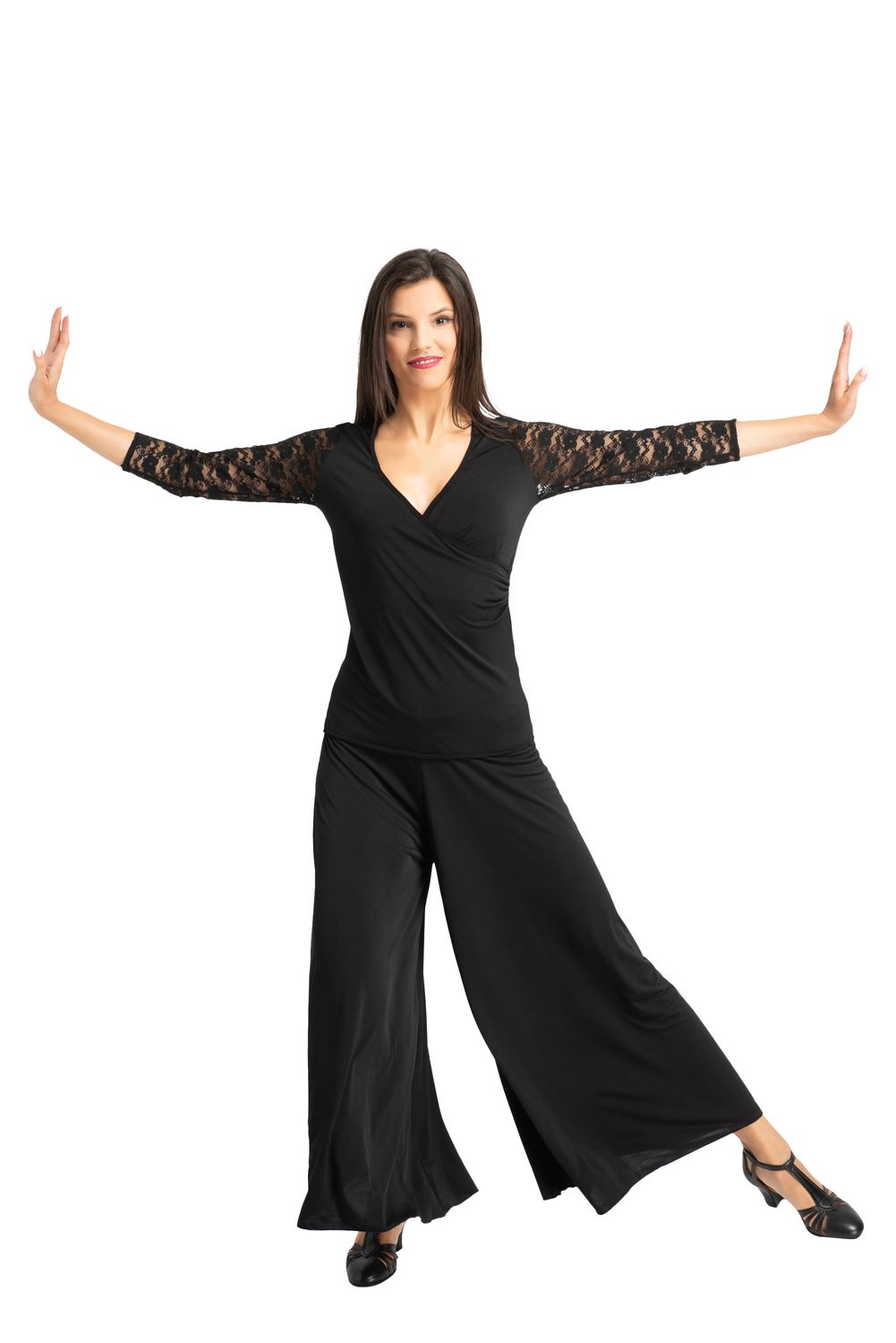 Rumpf Damen Ballroom Shirt LUBIANA RU5740 Rumpf Damen Ballroom Shirt LUBIANA RU5740