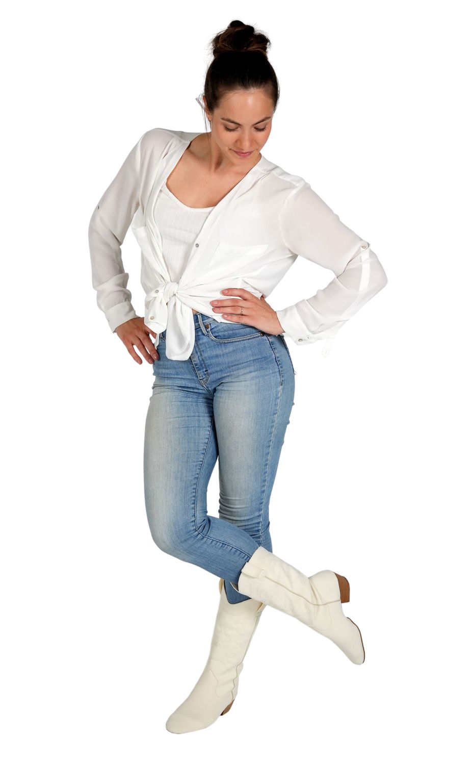 Cody Line Dance Stiefel aus Stretchgewebe (Lycra) mit Chromledersohle 8811 Cody Line Dance Stiefel aus Stretchgewebe (Lycra) mit Chromledersohle beige