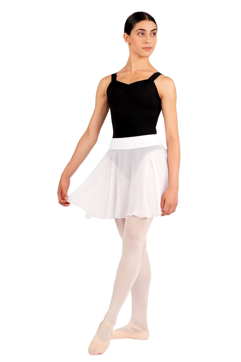 Chiffon-Röckchen mit elastischen Bund R3051 Chiffon-Röckchen mit elastischen Bund R3051