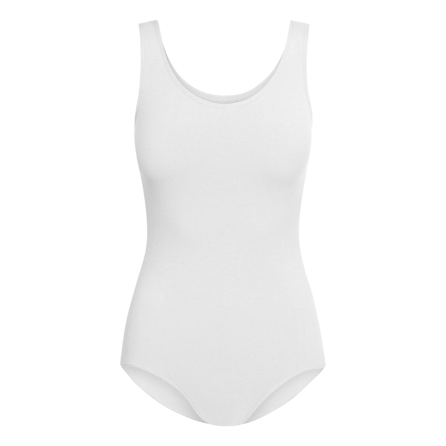 Children's sleeveless ballet leotard SL09 Mädchen Trikot weiß