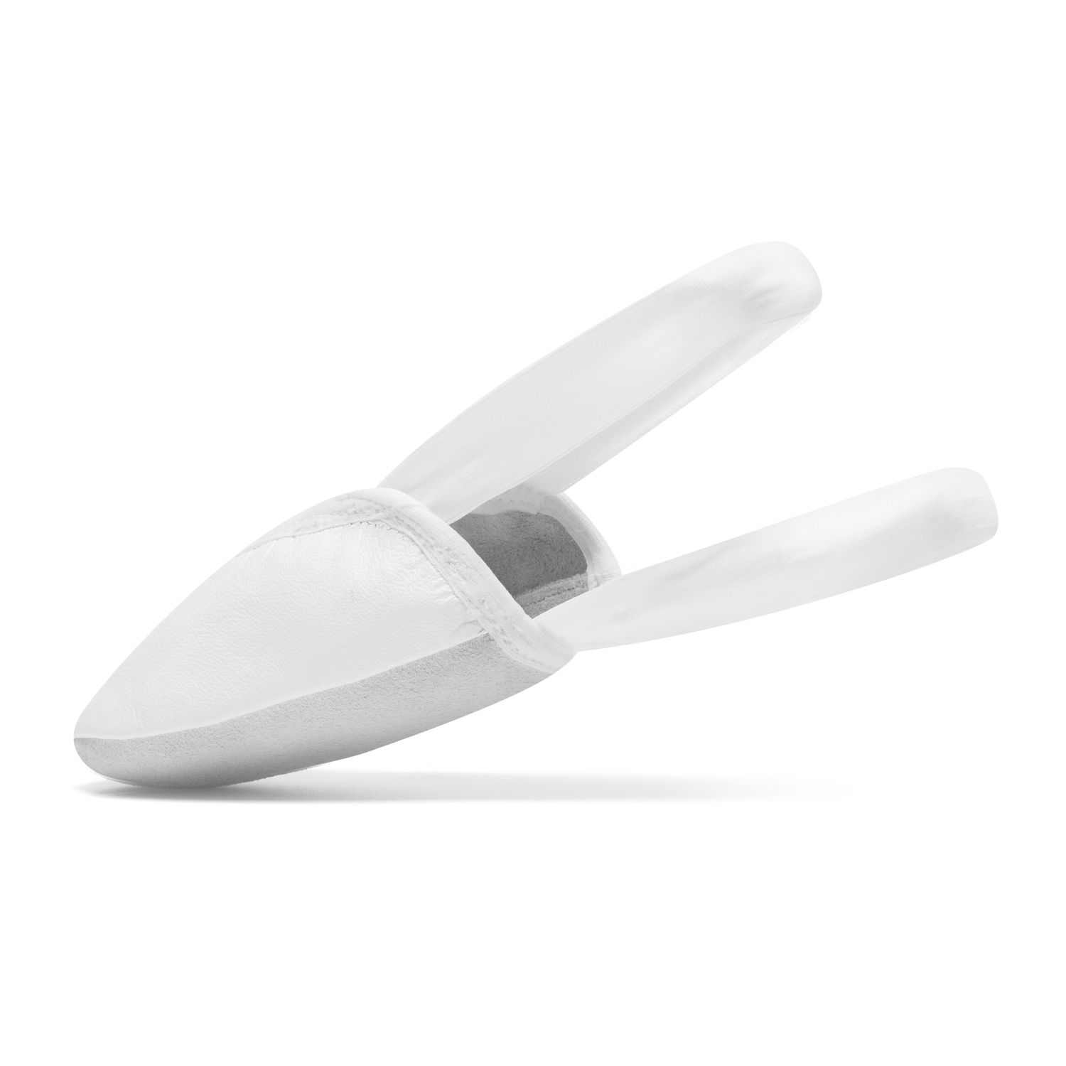 Gymnastik Kappen aus Leder mit Chromledersohle 1034 Gymnastik Kappen weiß