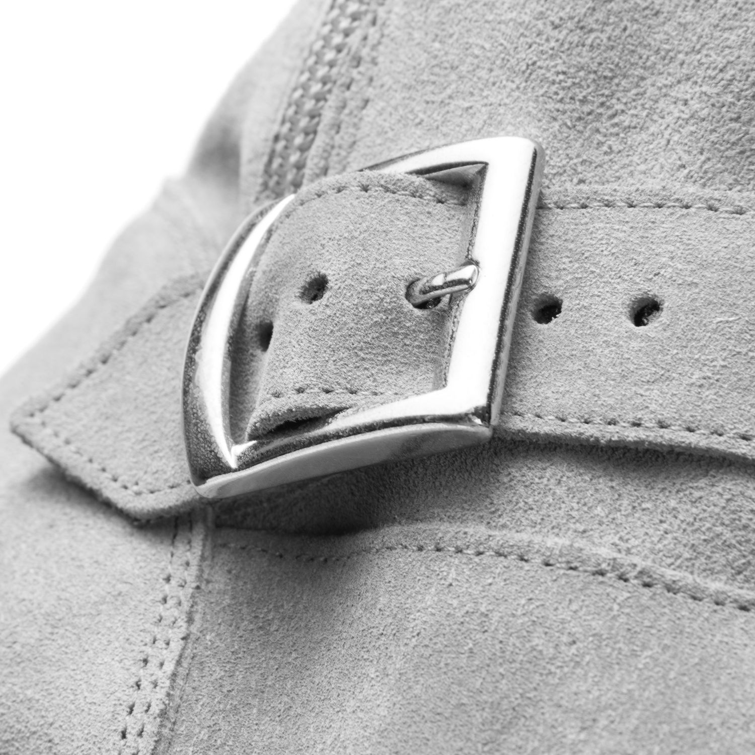 West Coast Swing Stiefel aus Wildleder mit Chromledersohle 8835 West Coast Swing Stiefel aus Wildleder mit Chromledersohle grau